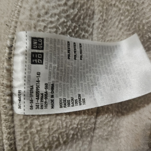 Uniqlo Windproof Outer Fleece Jacket Sherpa Large - Picture 9 of 10